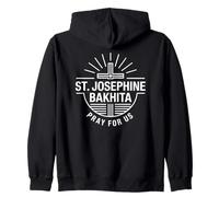 St Josephine Bakhita Pray For Us Catholic Patron Saint Zip Hoodie