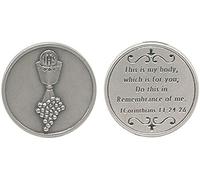 St.Joseph's Catholic Giftshop on Amazon. First Holy Communion Pocket Token. Holy Communion Medal. Communion Gift.First Holy Communion Present. Perfect for your pocket, wallet or purse.