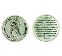 St Joseph's Catholic Giftshop on Amazon Our Lady Untier of Knots Coin Token.Prayer Token. Prayer Coin. Perfect for your pocket, wallet or purse.