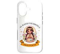 St. Kateri Tekakwitha Catholic Saint Pray for Us for Kids Case for iPhone 17