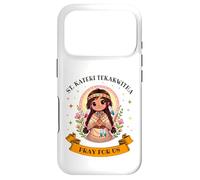St. Kateri Tekakwitha Catholic Saint Pray for Us for Kids Case for iPhone 17 Pro