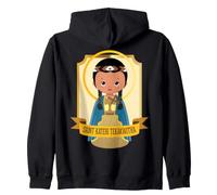 St Kateri Tekakwitha Lily of the Mohawks Catholic Saint Cute Zip Hoodie