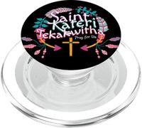 St Kateri Tekakwitha Lily of the Mohawks Catholic Saint PopSockets PopGrip for MagSafe