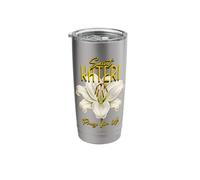 St Kateri Tekakwitha Lily Purity Catholic Saints Stainless Steel Insulated Tumbler