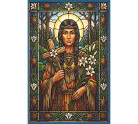 St. Kateri Tekakwitha Notebook | Stained Glass Design | Catholic Journal for Prayer, Reflection & Everyday Notes: 6 x 9 | 120 Lined Pages | ... & Girls Seeking Courage, Purity, & Peace
