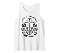 St. Katharine Drexel Pray for Us Catholic Women Tank Top