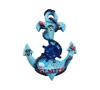 St. Kitts 3D Anchor Fridge Magnet Souvenir Gift,Resin Handmade St. Kitts Refrigerator Magnet Home & Kitchen Decoration Collection