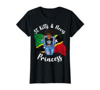 St Kitts And Nevis Princess Flag Emblem Crest Symbol Cute T-Shirt