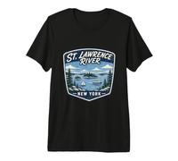 St Lawrence River Scenic New York Nature Premium T-Shirt