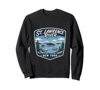 St Lawrence River Scenic New York Nature Sweatshirt