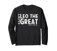 St Leo Pray Catholic Patron Saint Popes Unique Long Sleeve T-Shirt