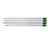 St@llion Recycled HB Pencils With Eraser Tips Rainbow Recycled Paper Wood Free Pencils For Kids Children (10 Pcs)