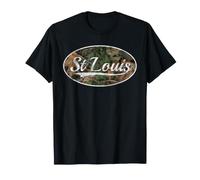 St Louis Camouflage Missouri Gateway Aesthetic T-Shirt