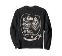 St Louis de Montfort Rosary Sacred Heart Catholic Saint Sweatshirt