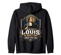 St Louis de Montfort True Devotion to Mary Catholic Saint Zip Hoodie