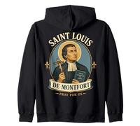 St Louis de Montfort True Devotion to Mary Catholic Saint Zip Hoodie
