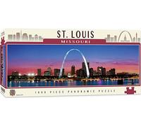 St. Louis Missouri 1000 piece panoramic jigsaw puzzle 990mm x 330mm TO CLEAR