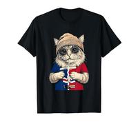 St. Louis Missouri Flag Cat St. Louisans Value Graphic T-Shirt, Men, Black, S