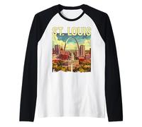 St. Louis Missouri Souvenir Pride Raglan Baseball Tee