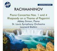 St. Louis Symphony Orchestra; Abbey Simon; Leonard Slatkin - Sergey Rachmaninov: Piano Concertos Nos. 1 & 4; Rhapsody on a Theme of Paganini