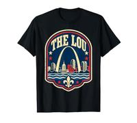 St Louis The Lou Funny Retro Gateway Arch Value Graphic T-Shirt