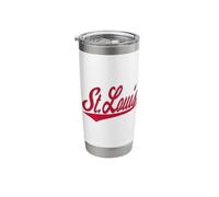 ST. Louis Varsity Script Vintage Retro Sports Jersey Style Stainless Steel Insulated Tumbler