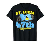 St. Lucia 47th Independence Day, Saint Lucian Flag Women's T-Shirt