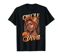 St. Lucia Creole Day Diva, Jounen Kweyol, Madras Women's T-Shirt