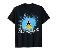 St. Lucia Flag Pride Caribbean Saint Lucia T-Shirt