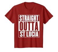 St Lucia - Straight Outta St Lucia T-Shirt