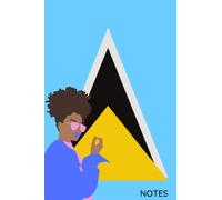 St Lucian Girl! Lined Notebook: Carnival