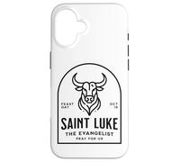 St Luke the Evangelist Catholic Patron Saint Bull Symbol Case for iPhone 16