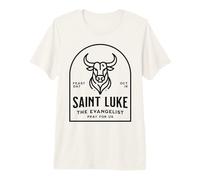 St Luke The Evangelist Catholic Patron Saint Bull Symbol Premium T-Shirt