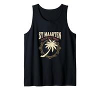 St Maarten Dutch West Indian Turtle Saint Martin Vintage Tank Top