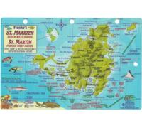 St. Maarten & St. Martin Dive Map & Reef Creatures Guide Franko Maps Laminated Fish Card
