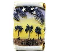 St. Maarten ST.Martin France Netherlands Refrigerator Magnet Travel Souvenir 3D Fridge Decoration Magnetic Sticker Craft Collection