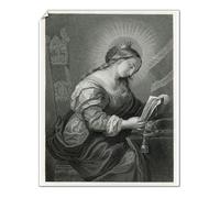 St Margaret of Scotland Print by Unknown Artist, circa 1069 - Print 10"x8" (25x20cm) (606803)