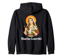 St Maria Goretti Inspirational Saint Quote print Zip Hoodie