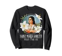St Maria Goretti Lily Saints Catholic Girls Purity Sweatshirt