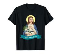 St. Maria Goretti Purity Pure Virtue Catholic Saint Print T-Shirt