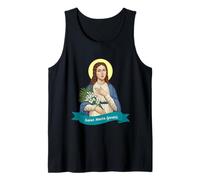 St. Maria Goretti Purity Pure Virtue Catholic Saint Print Tank Top