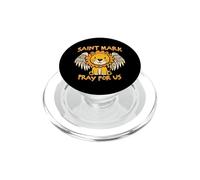 St Mark the Evangelist Apostle Lion Symbol Catholic Saint PopSockets PopGrip for MagSafe