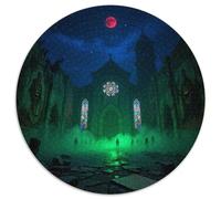 St. Mark's Church(1) 1000 Piece Jigsaw Puzzles Round Puzzle Difficult Challenge for Adults Kids 14+ Family Game Challenging Puzzles Colourful DIY Jigsaw Puzzles 1000pcs (67.5x67.5cm)