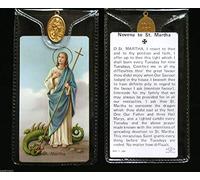 St Martha ~ Prayer Card and Medal