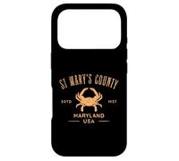 St Mary's County Maryland USA Crab Distressed Design Case for iPhone 17 Pro