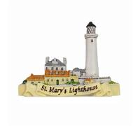 St. Mary's Lighthouse Whitley Bay England Refrigerator Magnet 3D Travel Souvenir Fridge Decoration Magnetic Sticker Craft Collection