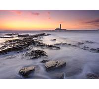 St Mary's Lighthouse, Whitley Bay, North Tyneside 1000 Piece Jigsaw Puzzle