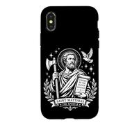 St Matthias the Apostle Catholic Patron Saint Confirmation Case for iPhone X/XS