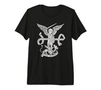 St Michael Archangel Catholic Angel Defend us Premium T-Shirt