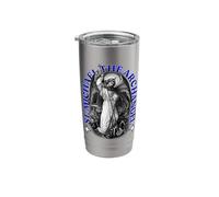 St. Michael Archangel Protector Justice Angel Indigo Stainless Steel Insulated Tumbler